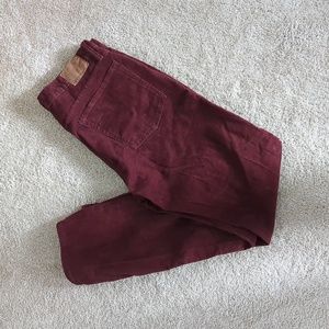 Gap Burgundy Corduroy Pants | 32x30